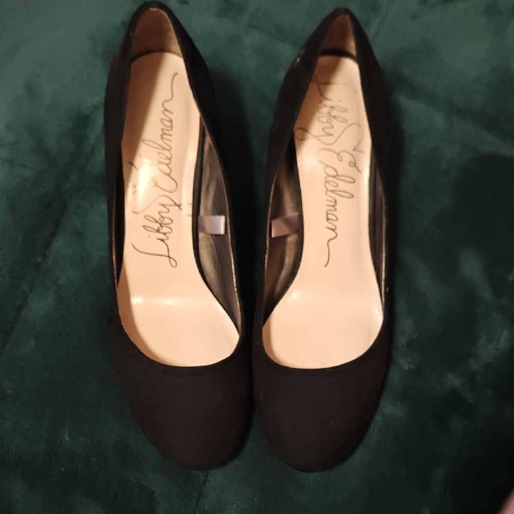 Libby Edelman Classic Black Heels